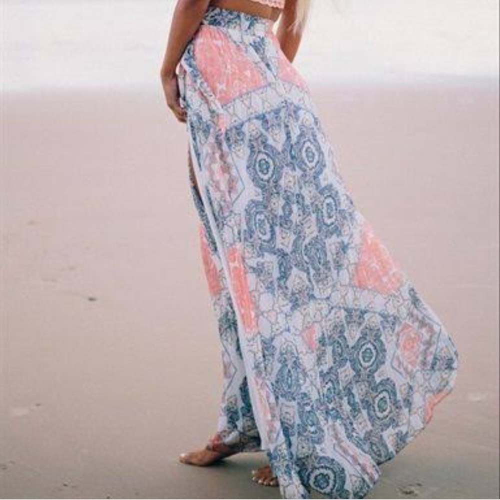 Sabo skirt mosaic maxi skirt - Picture 3 of 5